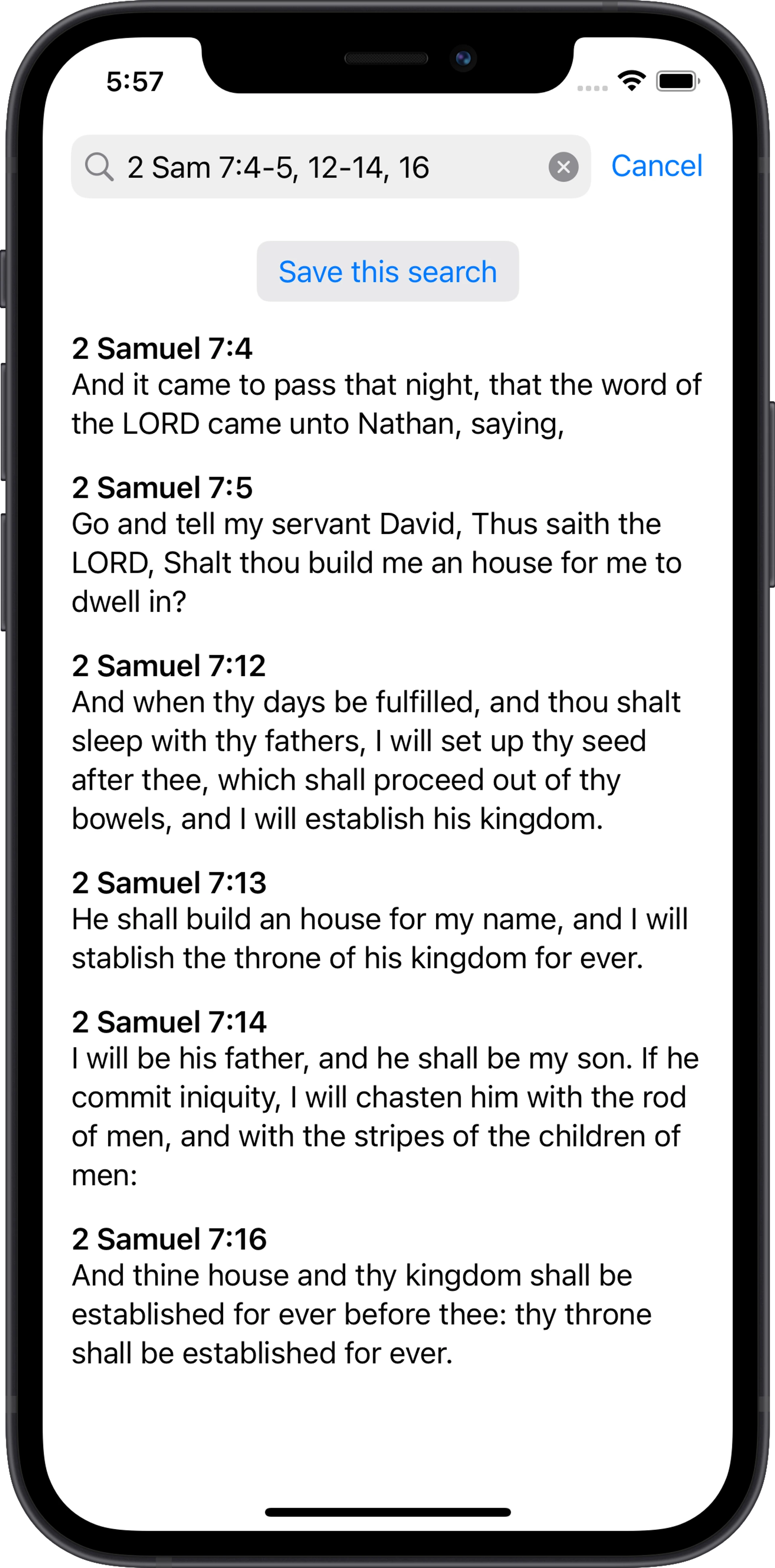 Fetching complex verse selections.